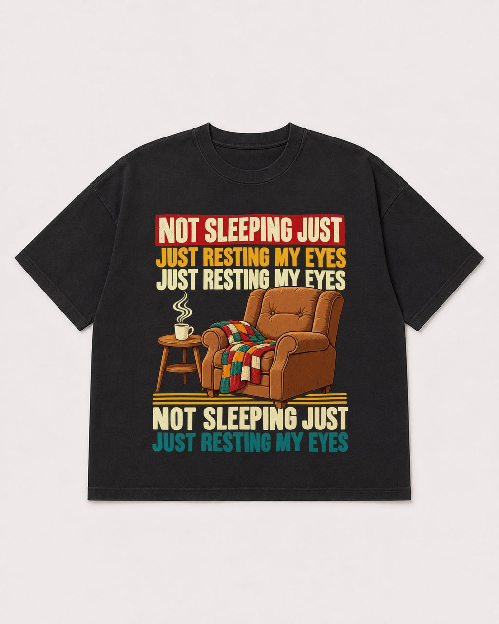 Mockup Boxy Heavyweight Tee Black product