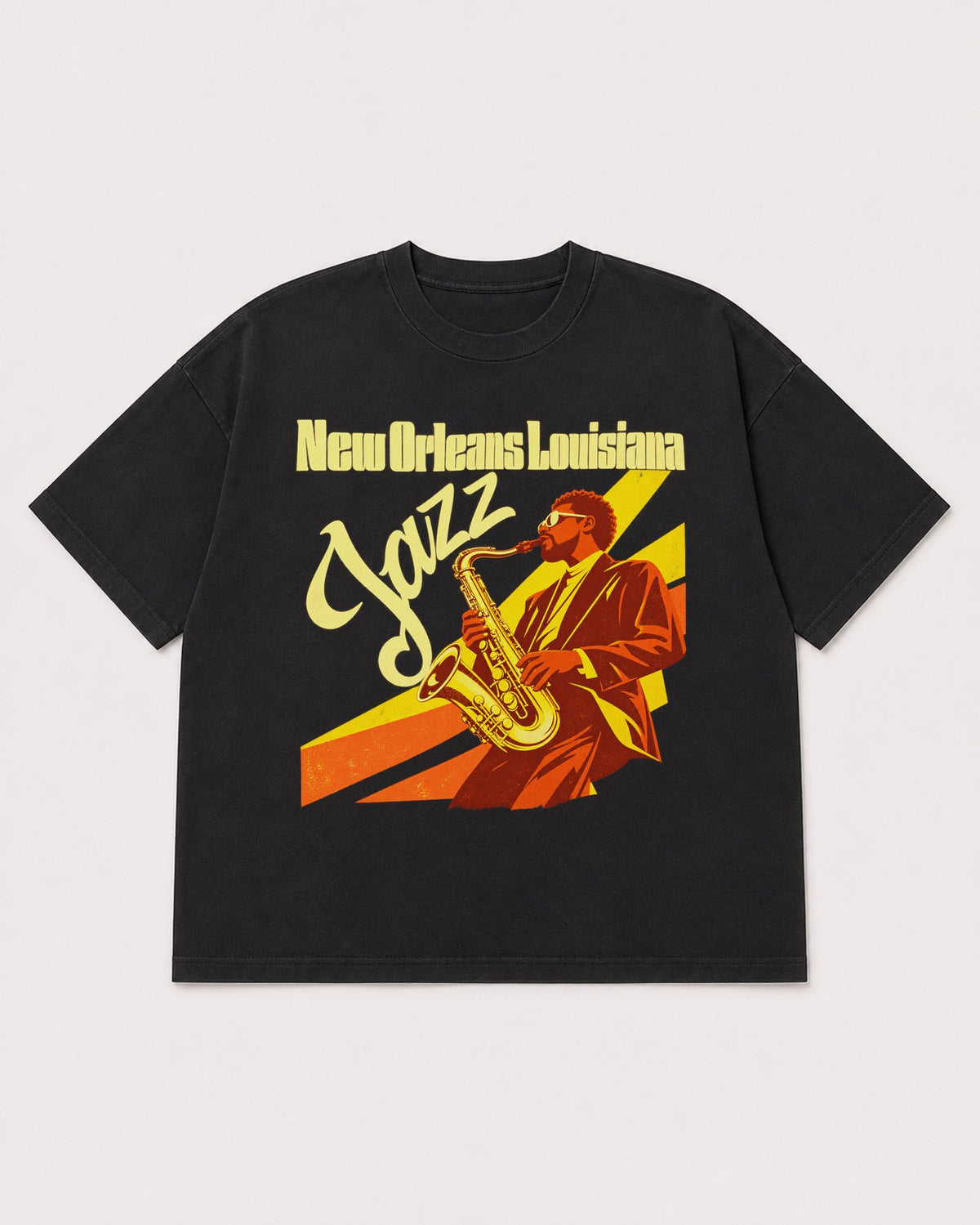 Mockup Boxy Heavyweight Tee Black product