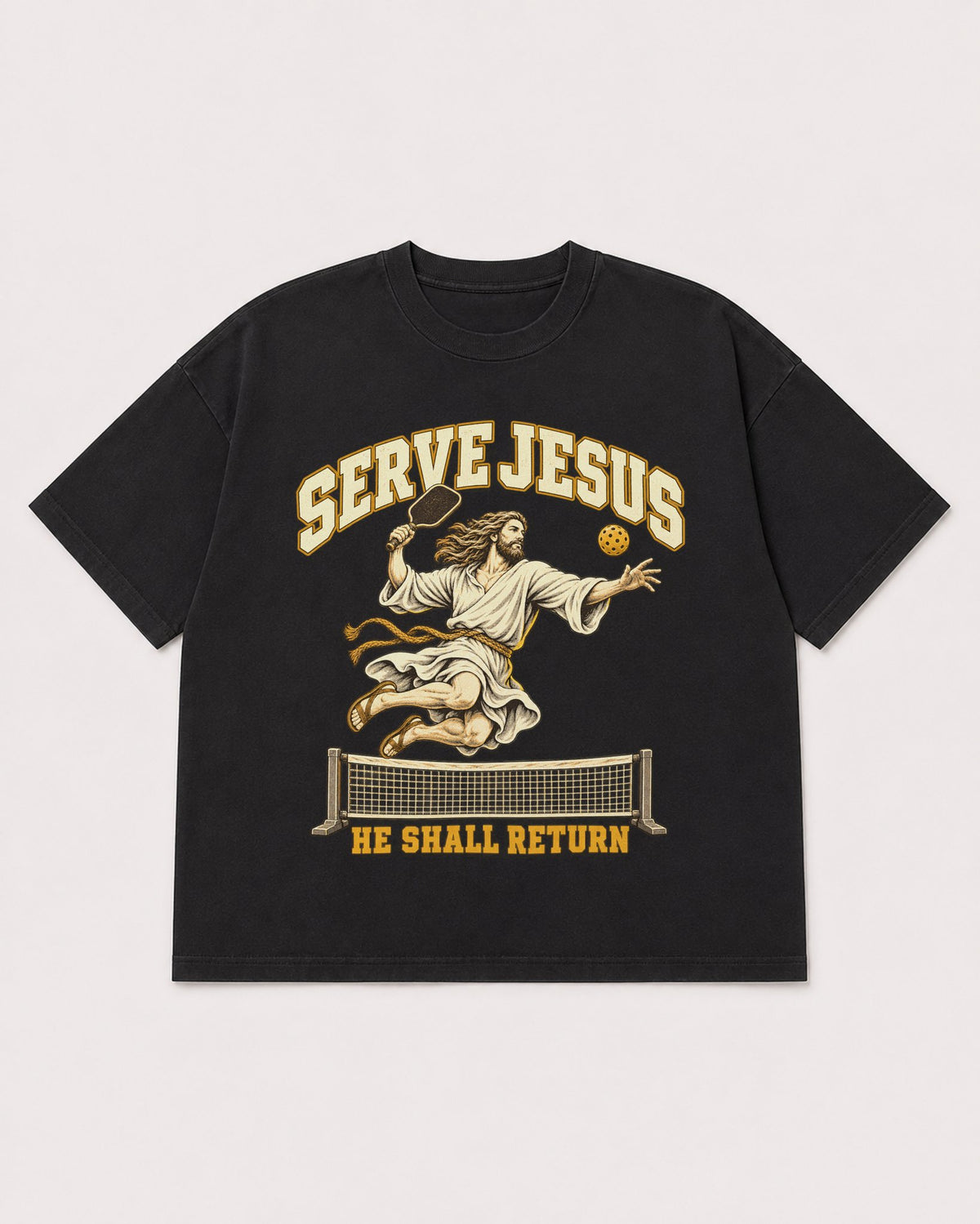 Mockup Boxy Heavyweight Tee Black product