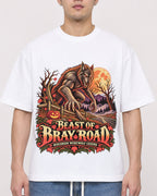 Mockup Boxy Heavyweight Tee White male close-up 13