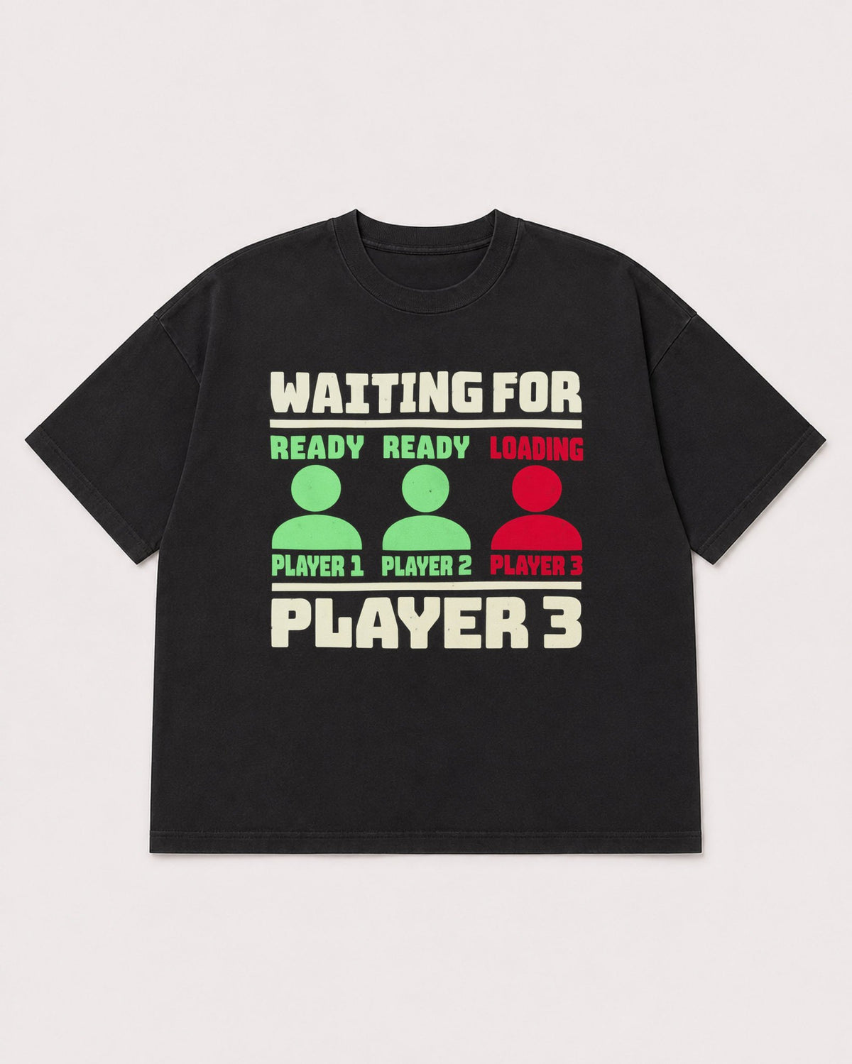 Mockup Boxy Heavyweight Tee Black product