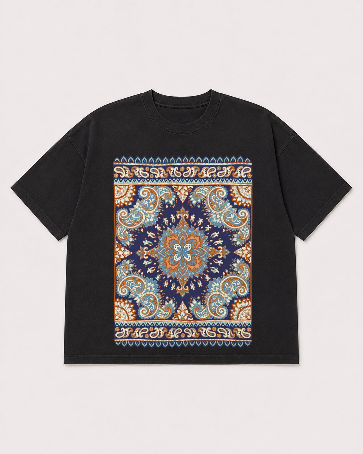 Mockup Boxy Heavyweight Tee Black product