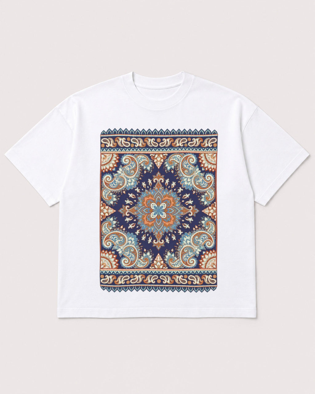 Mockup Boxy Heavyweight Tee White product