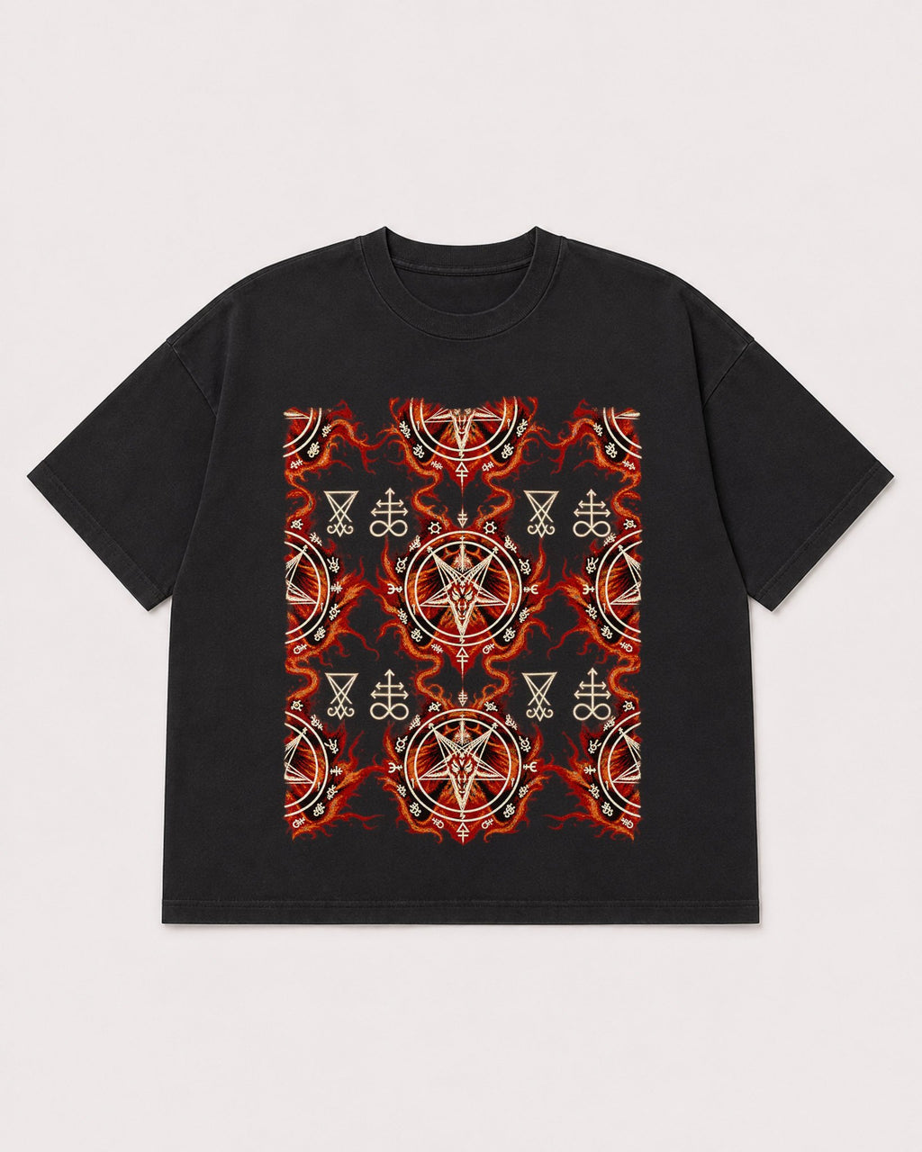 Mockup Boxy Heavyweight Tee Black product