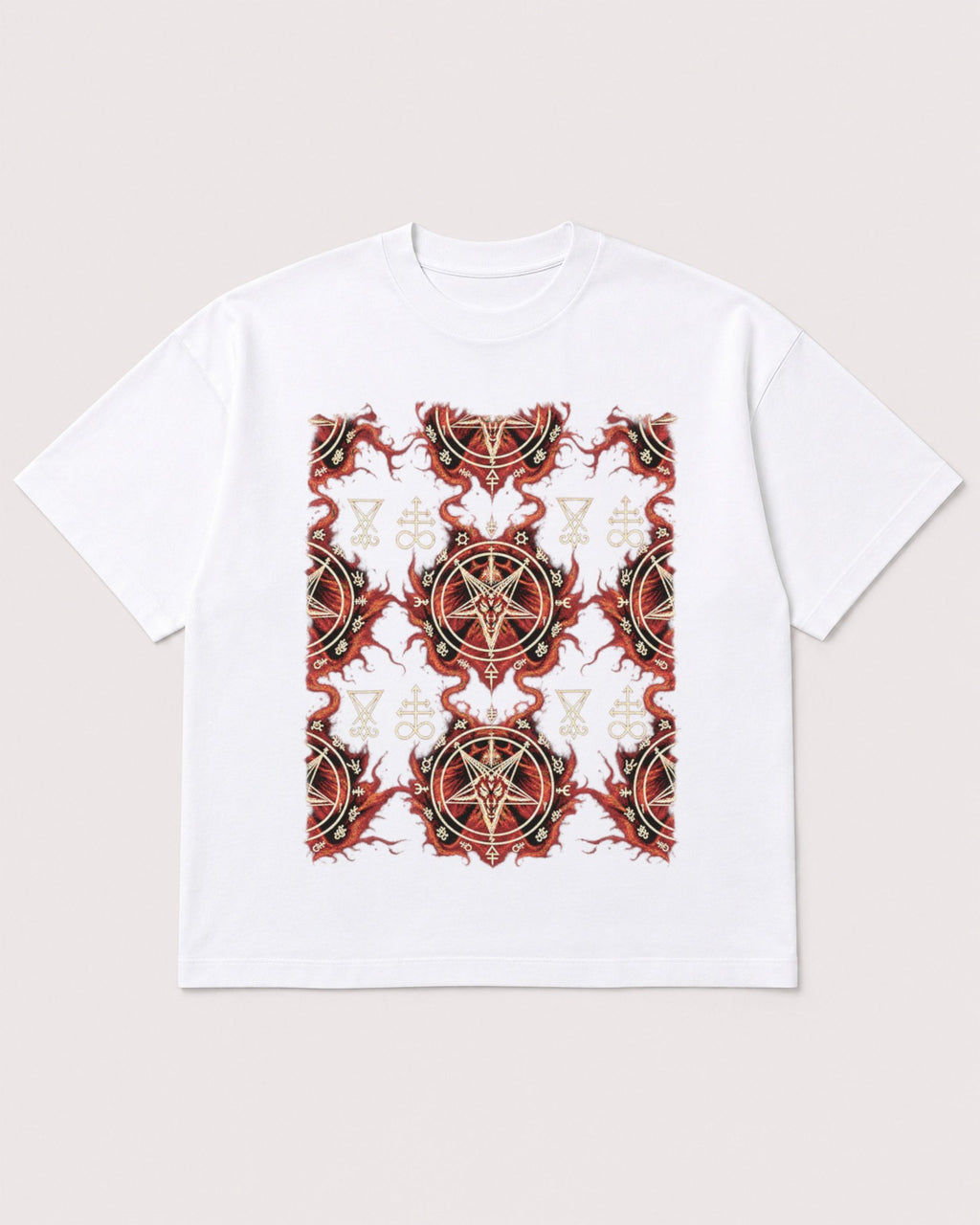 Mockup Boxy Heavyweight Tee White product
