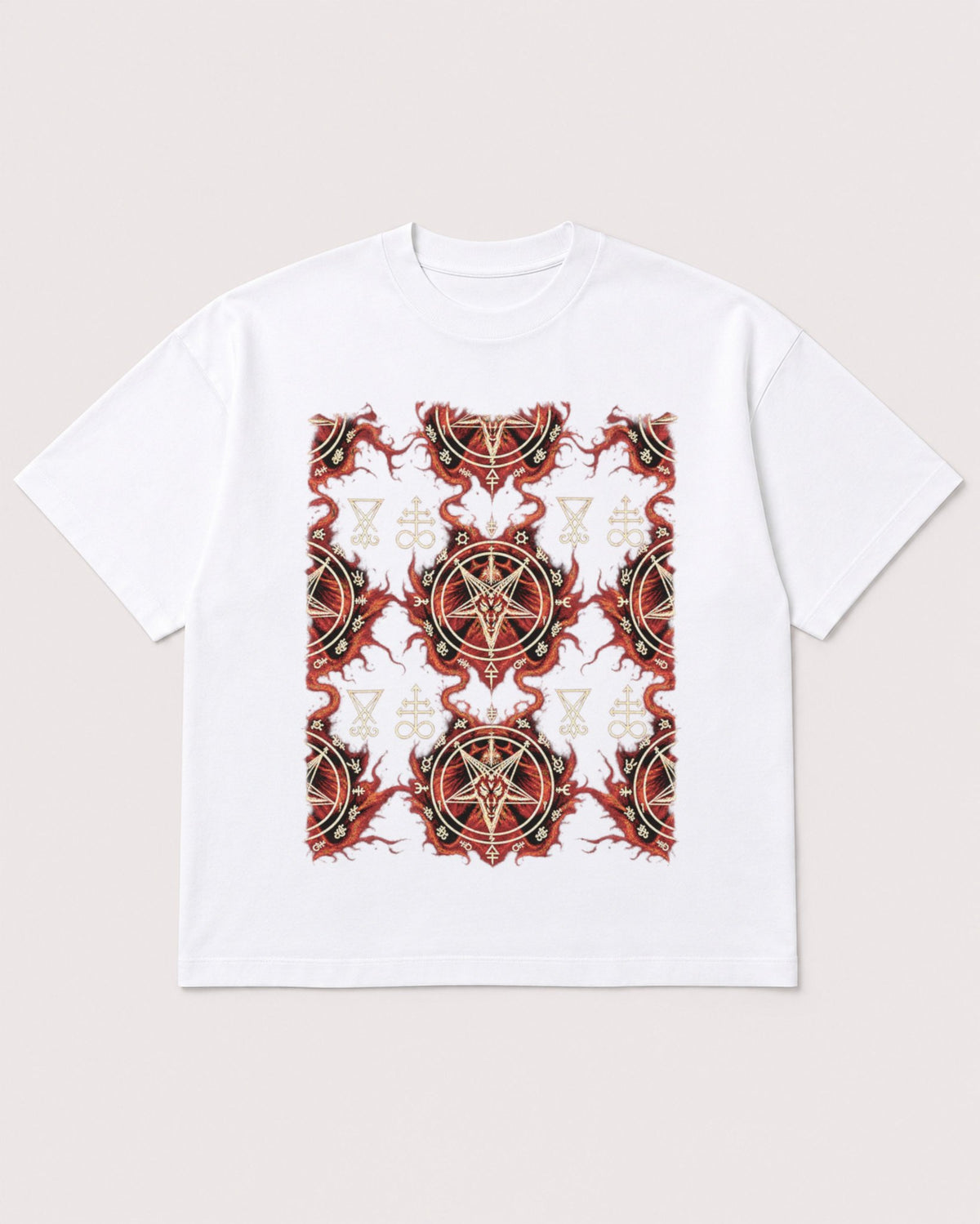 Mockup Boxy Heavyweight Tee White product