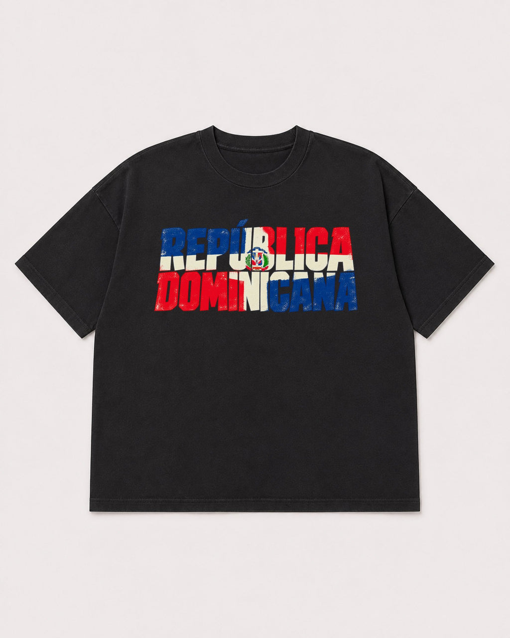 Mockup Boxy Heavyweight Tee Black product