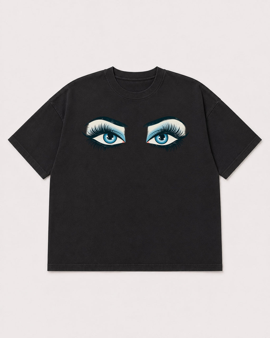 Mockup Boxy Heavyweight Tee Black product