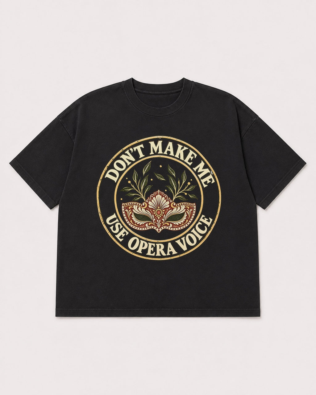 Mockup Boxy Heavyweight Tee Black product