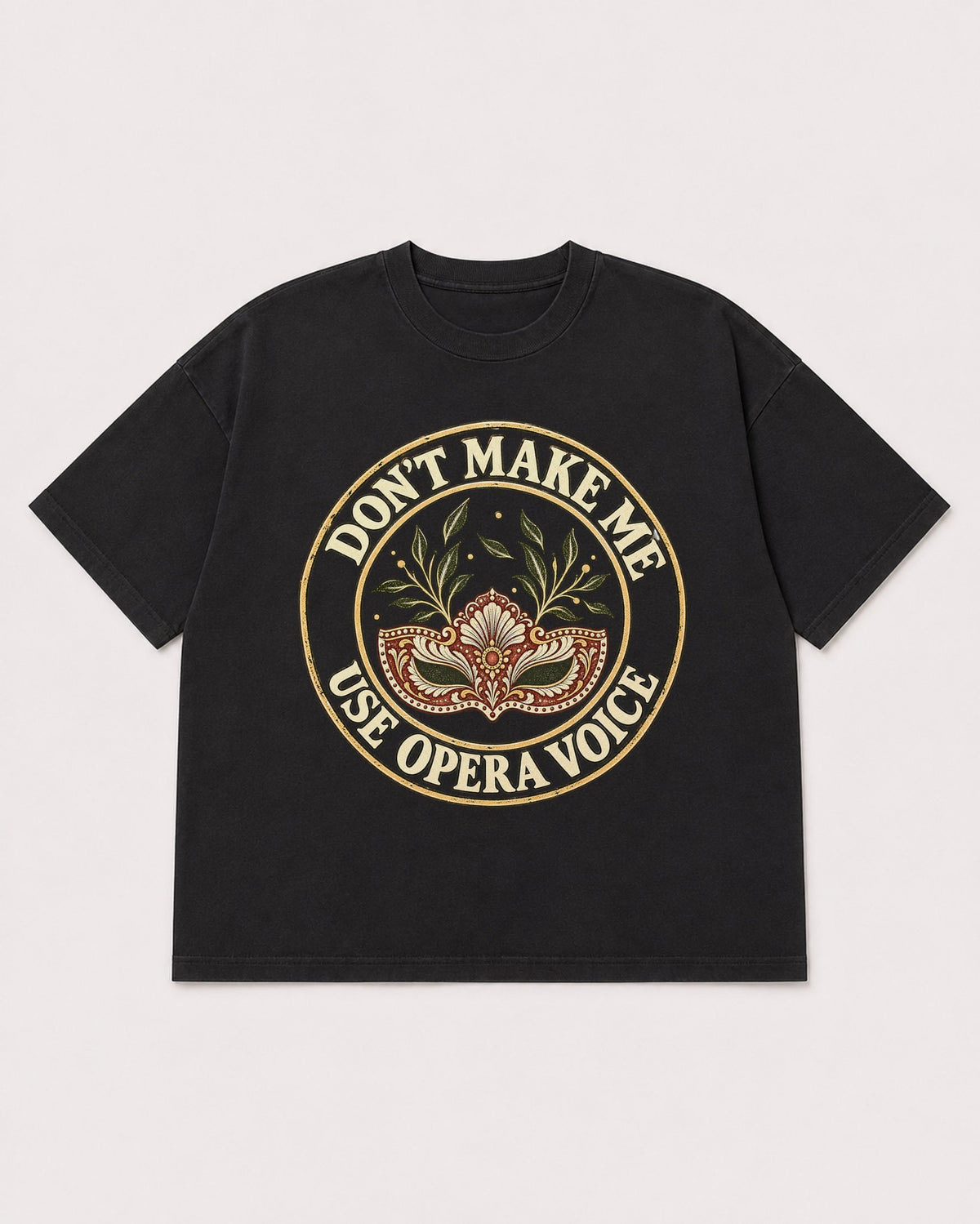 Mockup Boxy Heavyweight Tee Black product