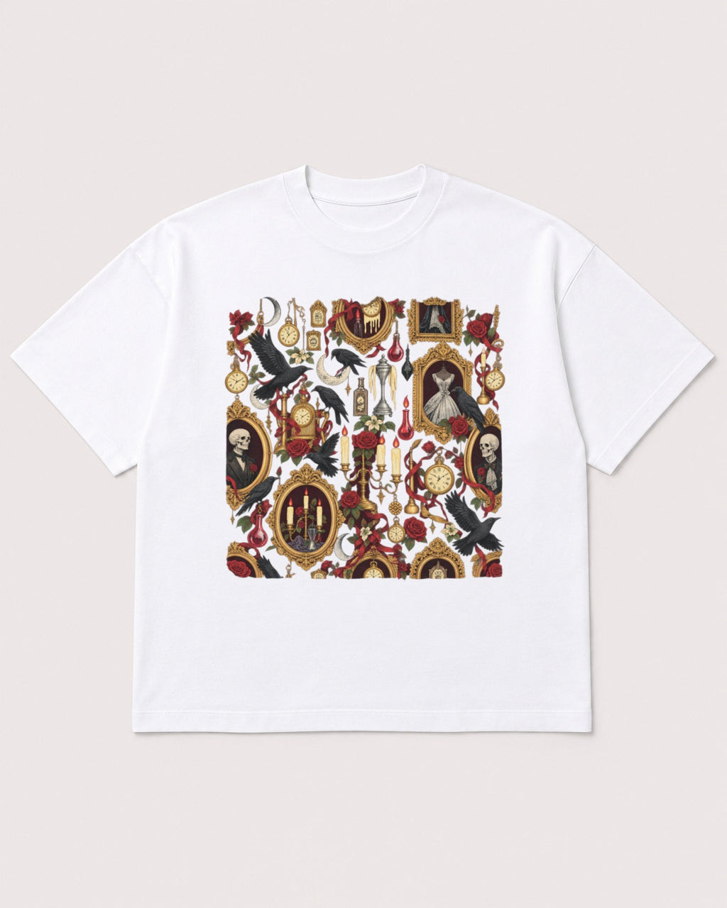Mockup Boxy Heavyweight Tee White product