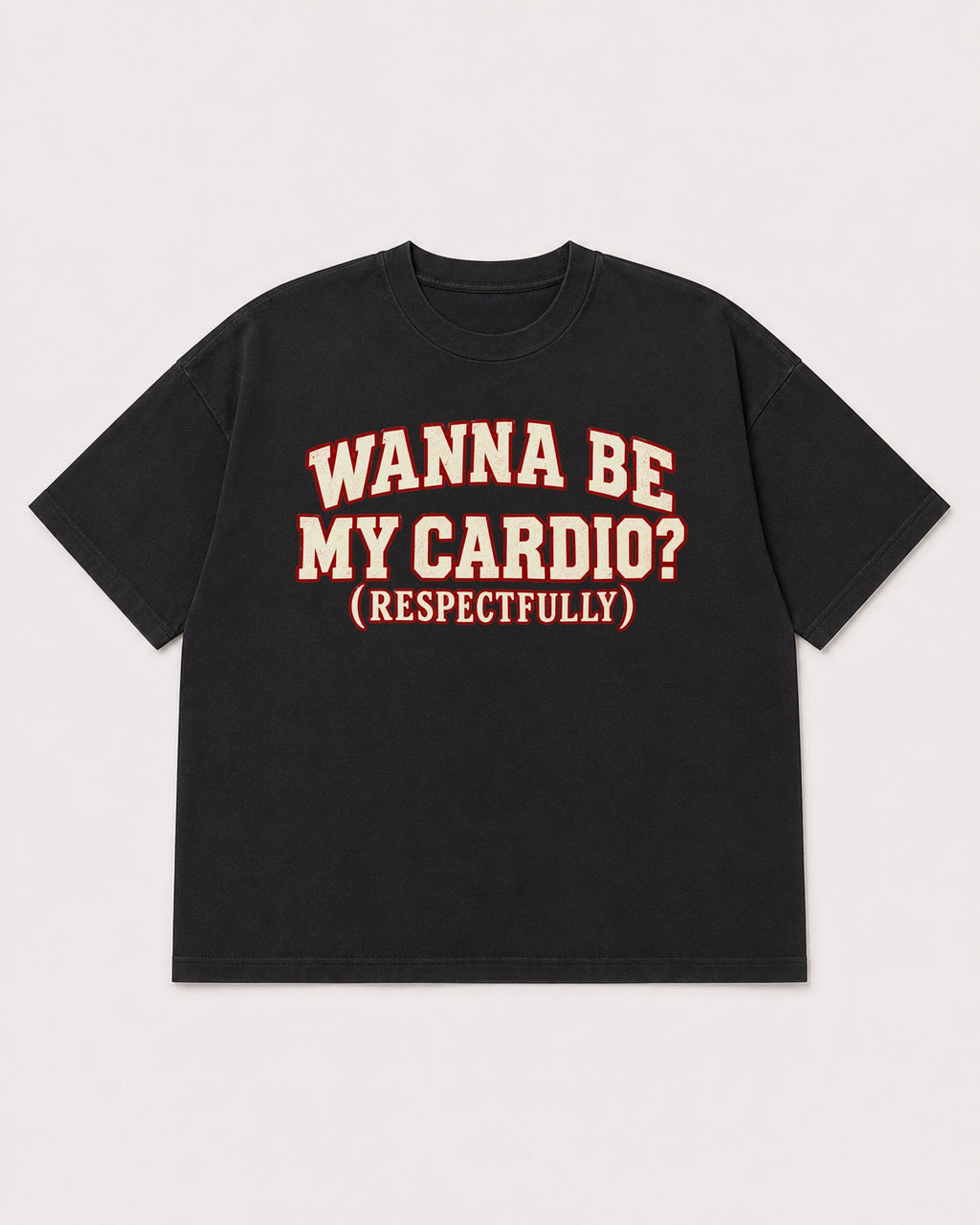 Mockup Boxy Heavyweight Tee Black product
