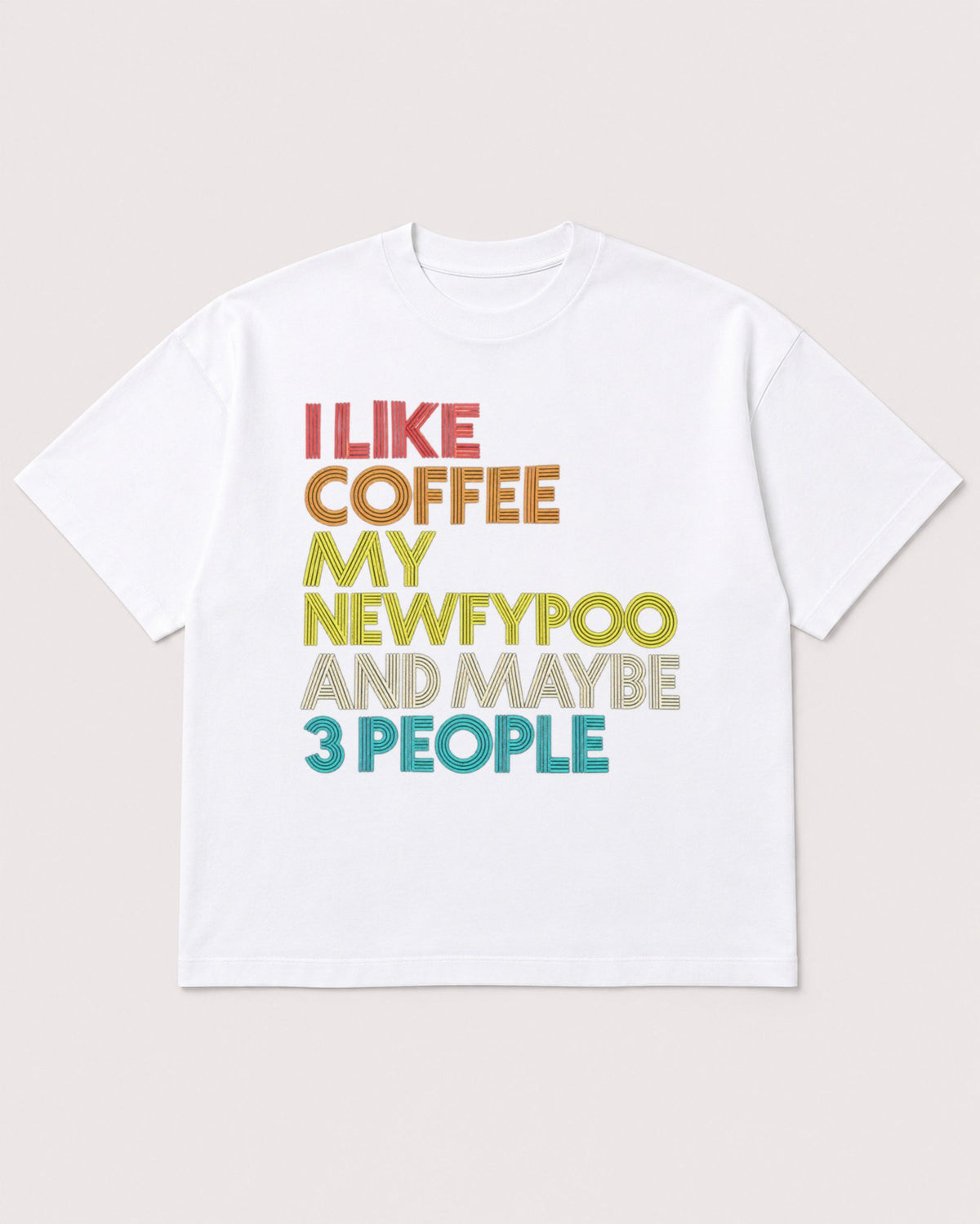 Mockup Boxy Heavyweight Tee White product