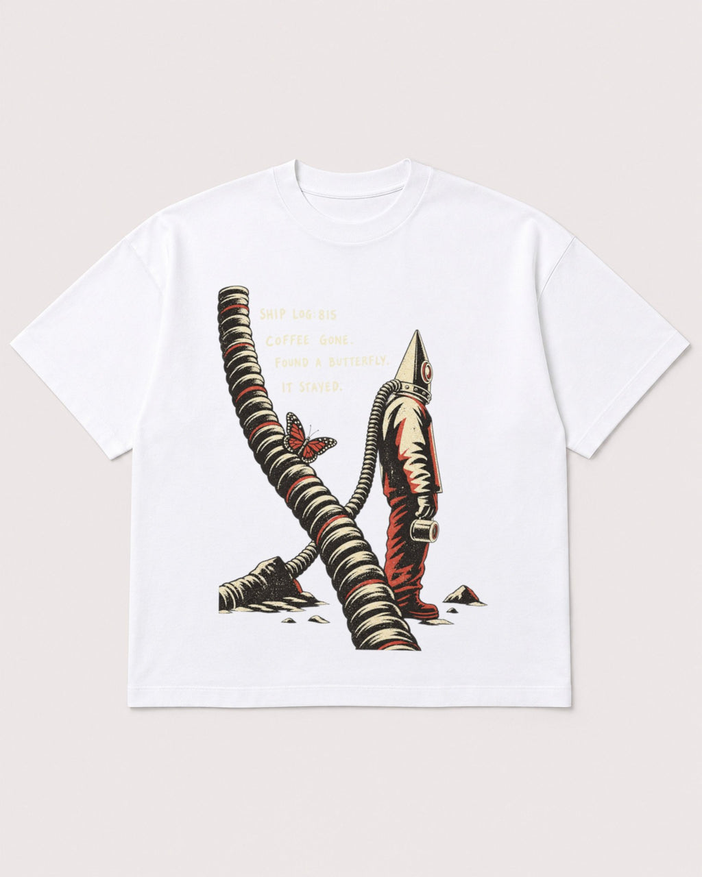 Mockup Boxy Heavyweight Tee White product
