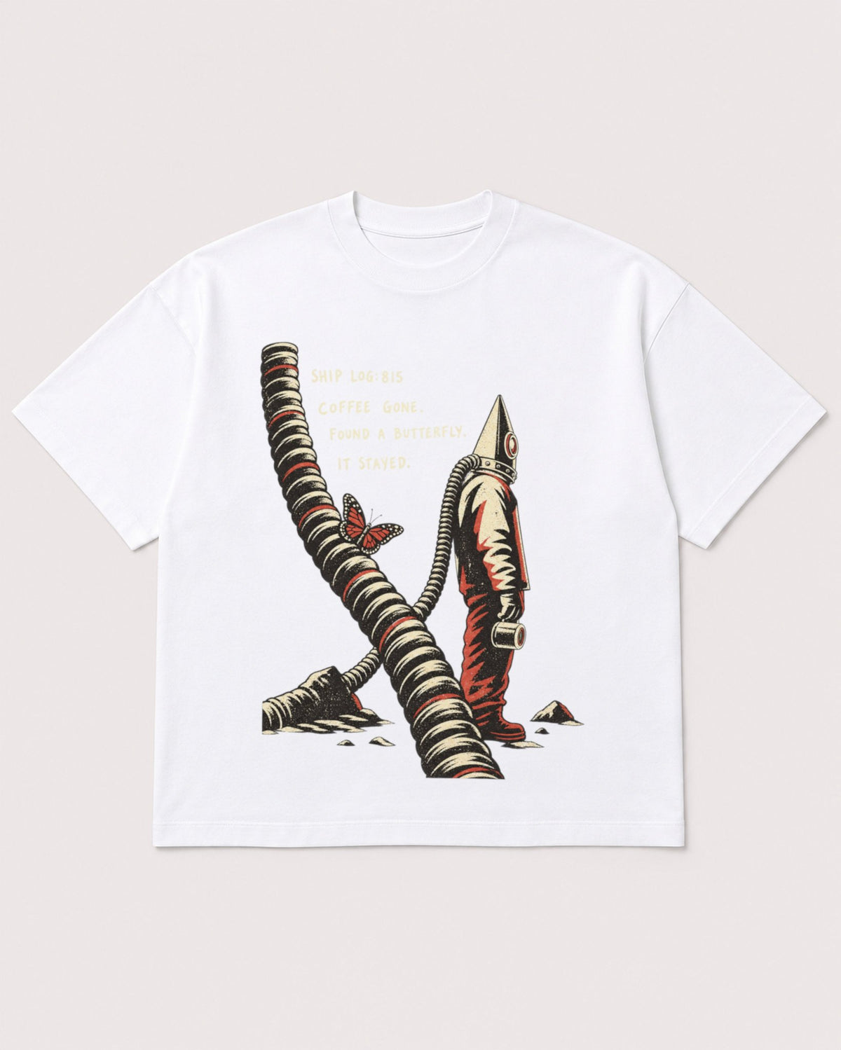 Mockup Boxy Heavyweight Tee White product