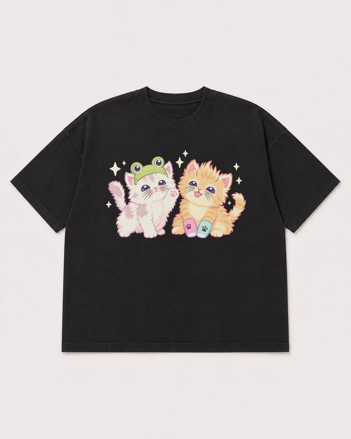 Mockup Boxy Heavyweight Tee Black product