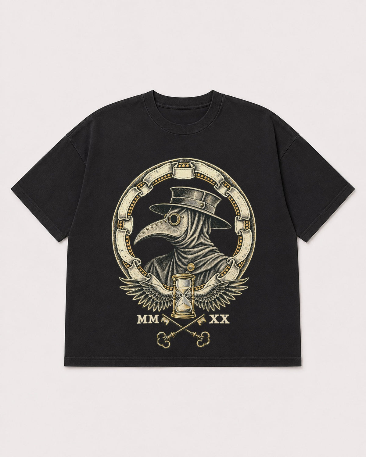 Mockup Boxy Heavyweight Tee Black product