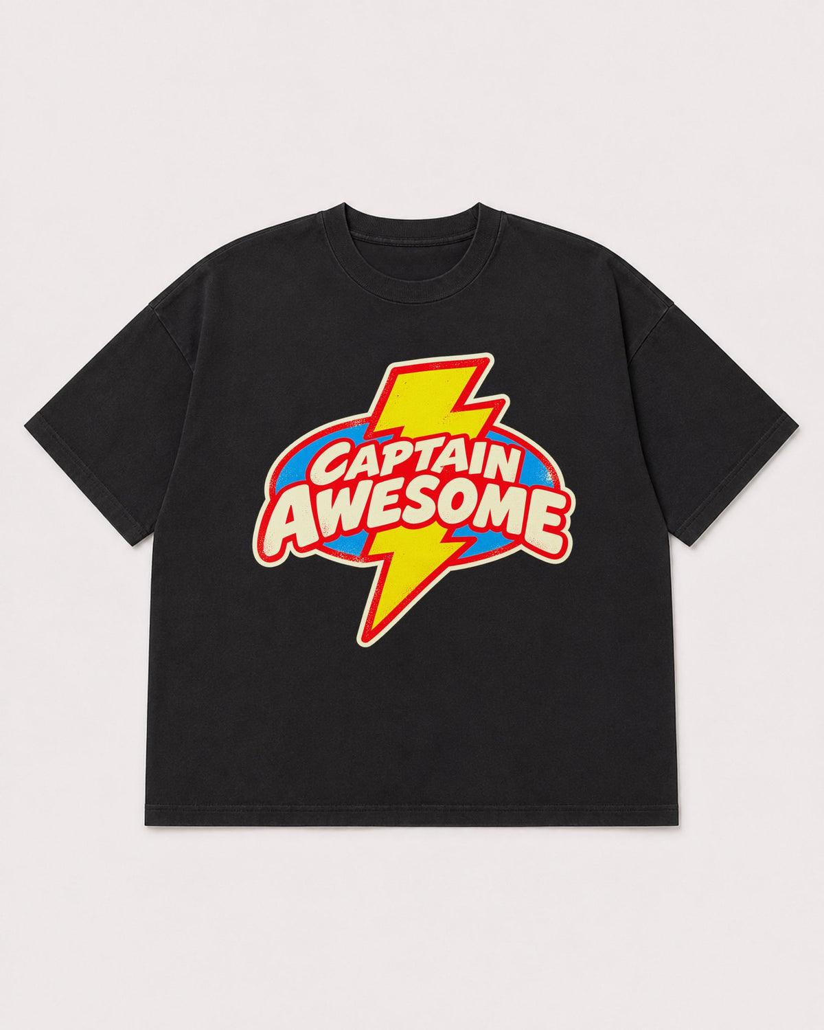 Mockup Boxy Heavyweight Tee Black product