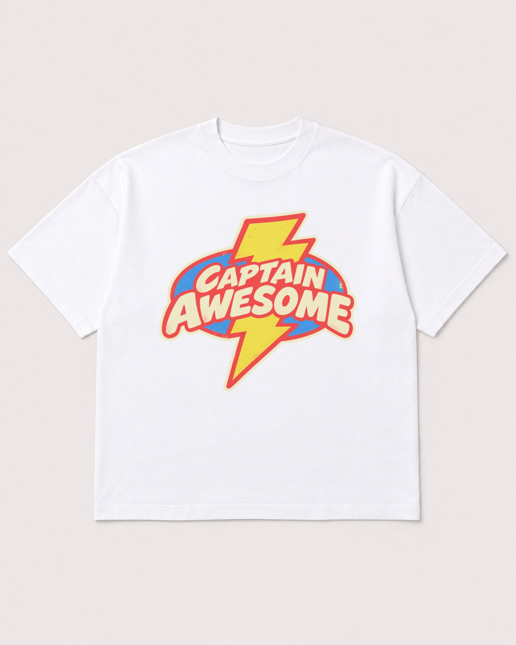 Mockup Boxy Heavyweight Tee White product