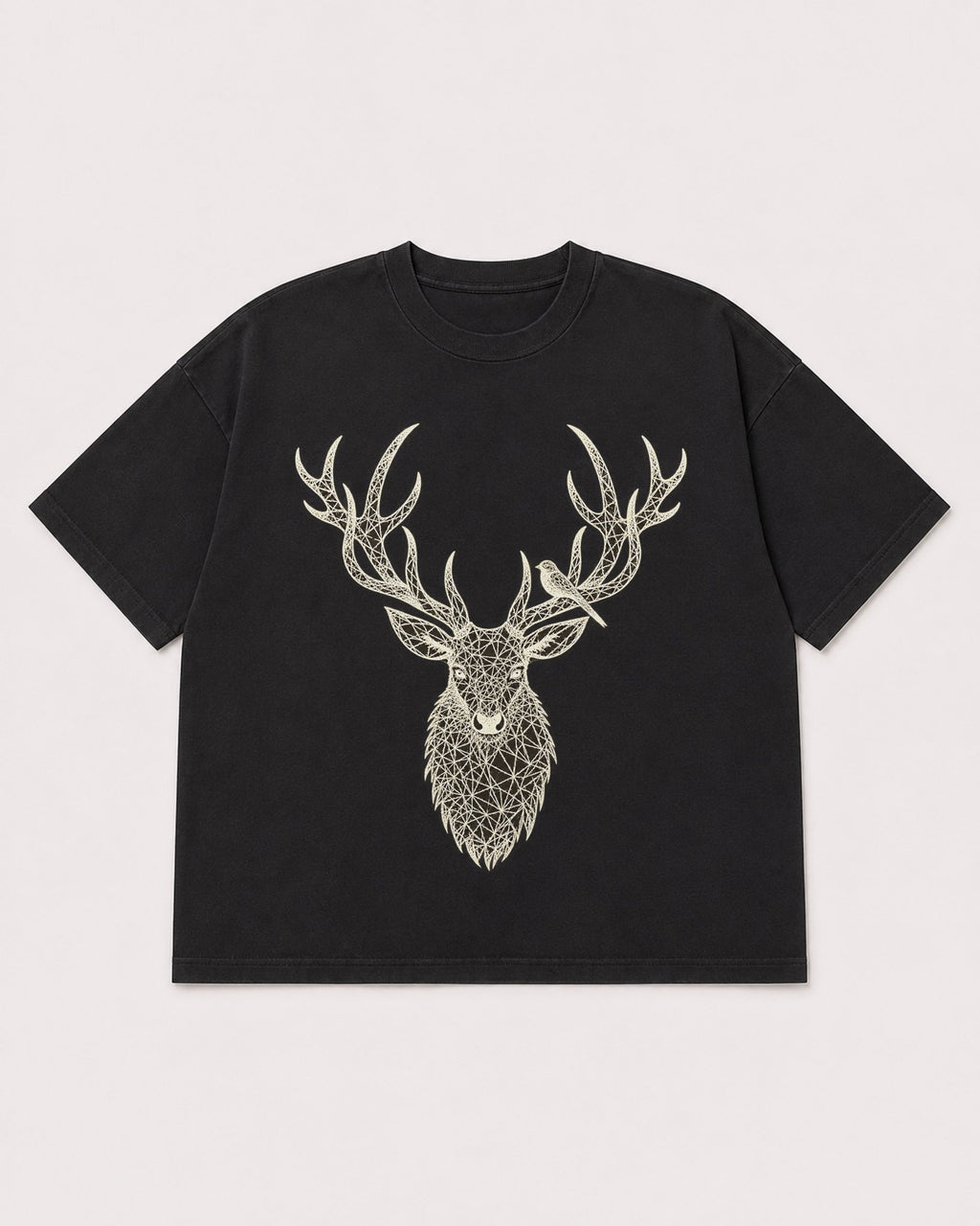 Mockup Boxy Heavyweight Tee Black product