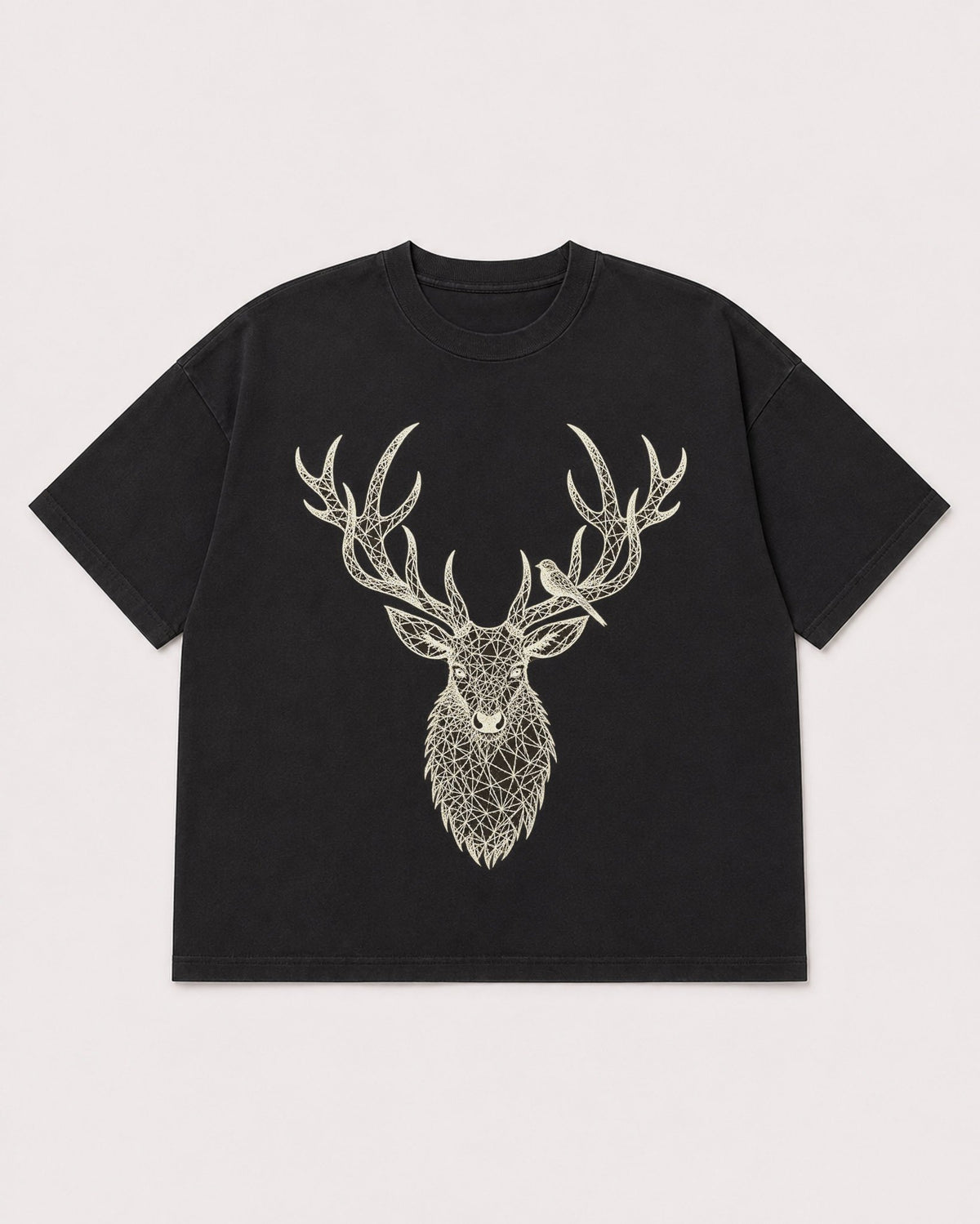 Mockup Boxy Heavyweight Tee Black product