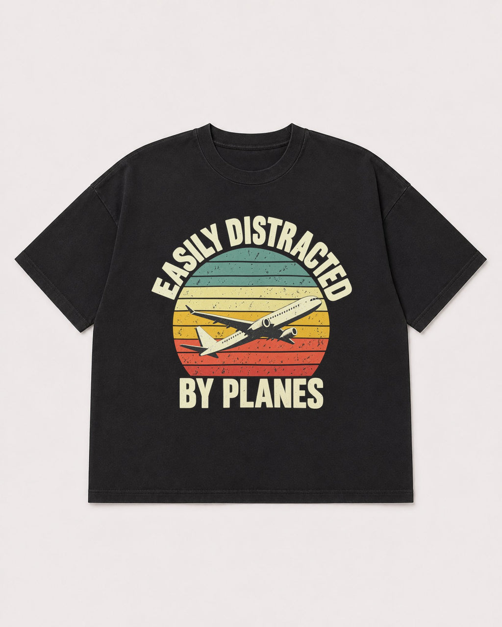 Mockup Boxy Heavyweight Tee Black product