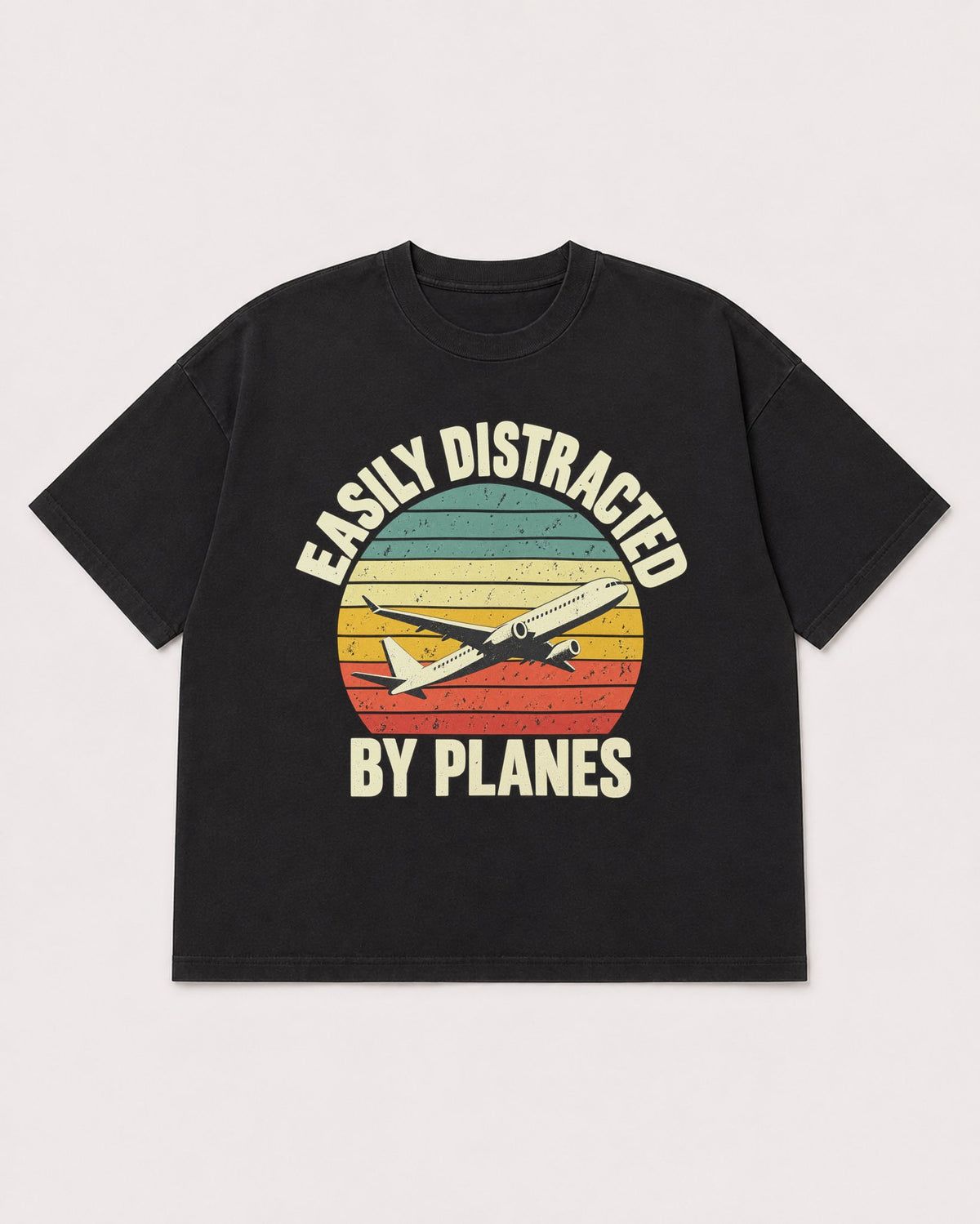 Mockup Boxy Heavyweight Tee Black product