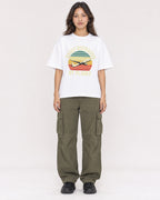 Mockup Boxy Heavyweight Tee White female full-body 02