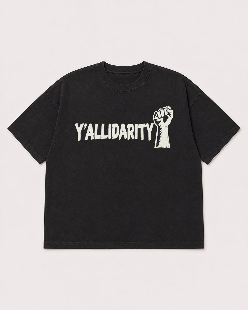 Mockup Boxy Heavyweight Tee Black product