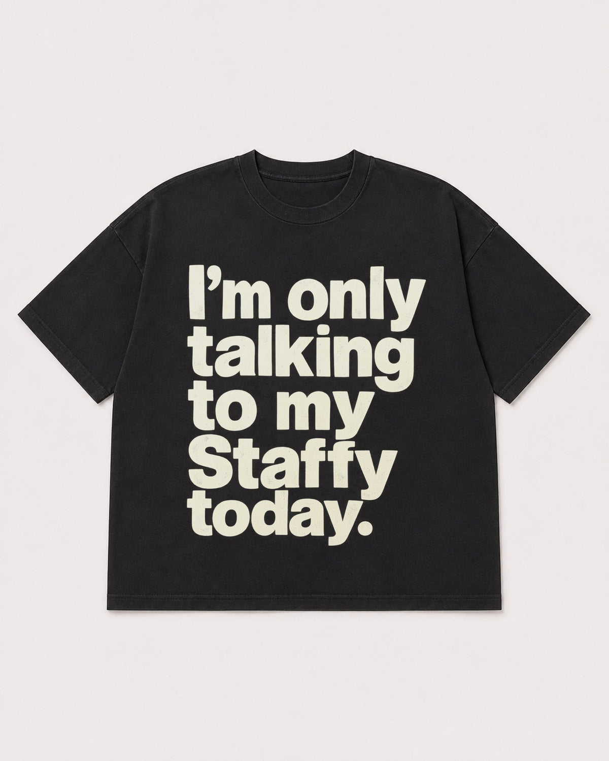Mockup Boxy Heavyweight Tee Black product