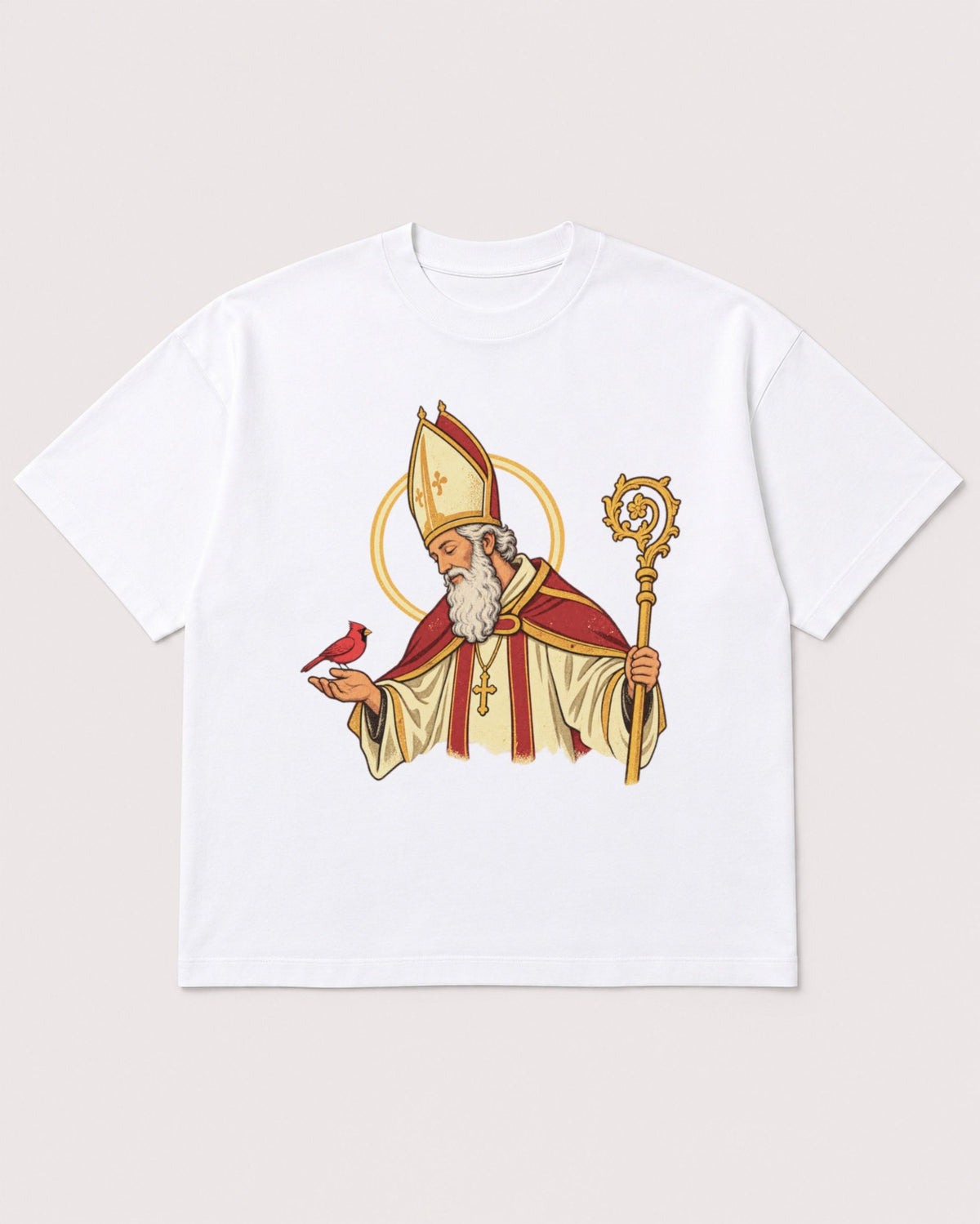 Mockup Boxy Heavyweight Tee White product