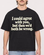 Mockup Boxy Heavyweight Tee Black male close-up 29