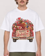 Mockup Boxy Heavyweight Tee White male close-up 09