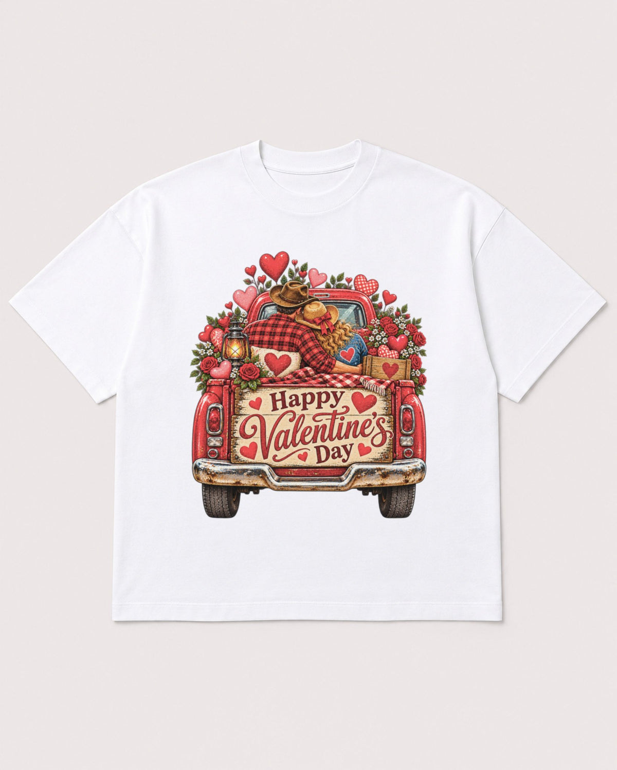 Mockup Boxy Heavyweight Tee White product