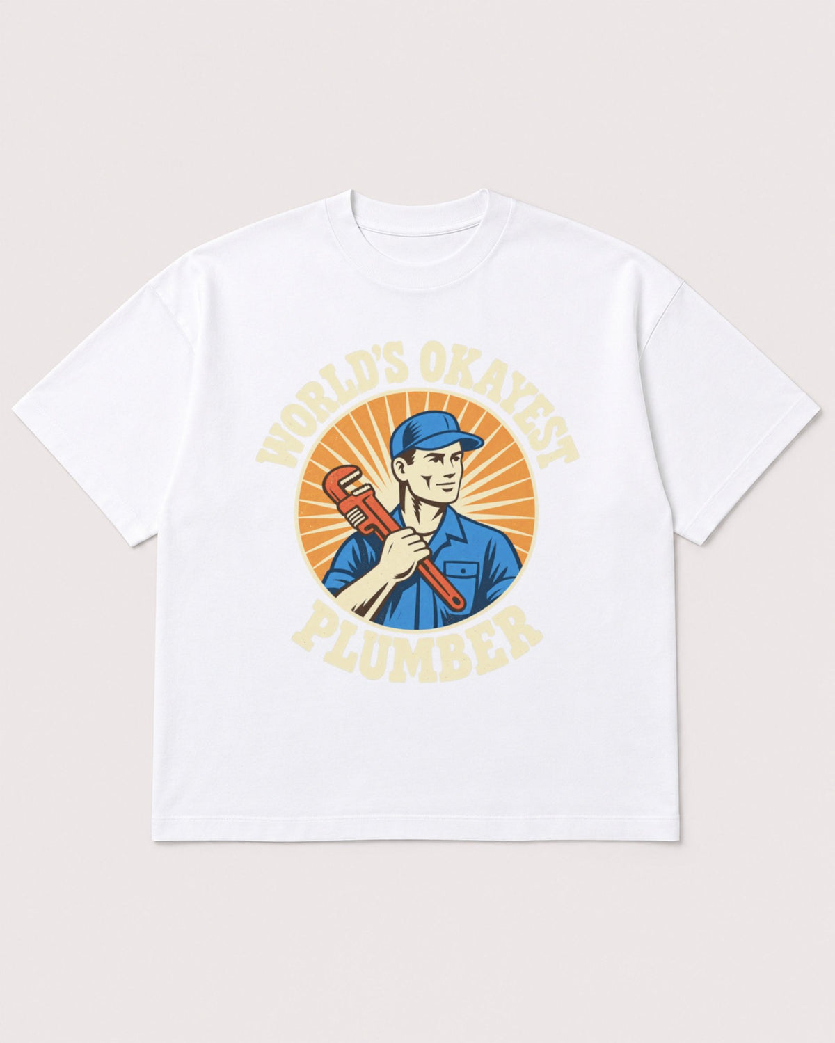 Mockup Boxy Heavyweight Tee White product