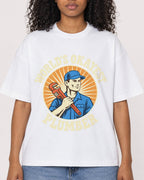 Mockup Boxy Heavyweight Tee White female close-up 05