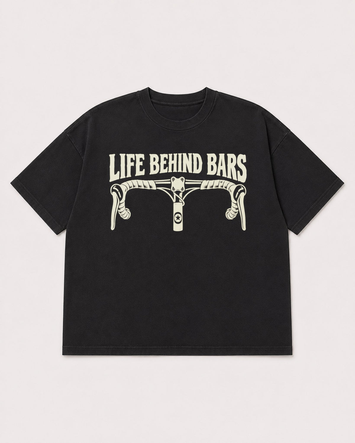 Mockup Boxy Heavyweight Tee Black product
