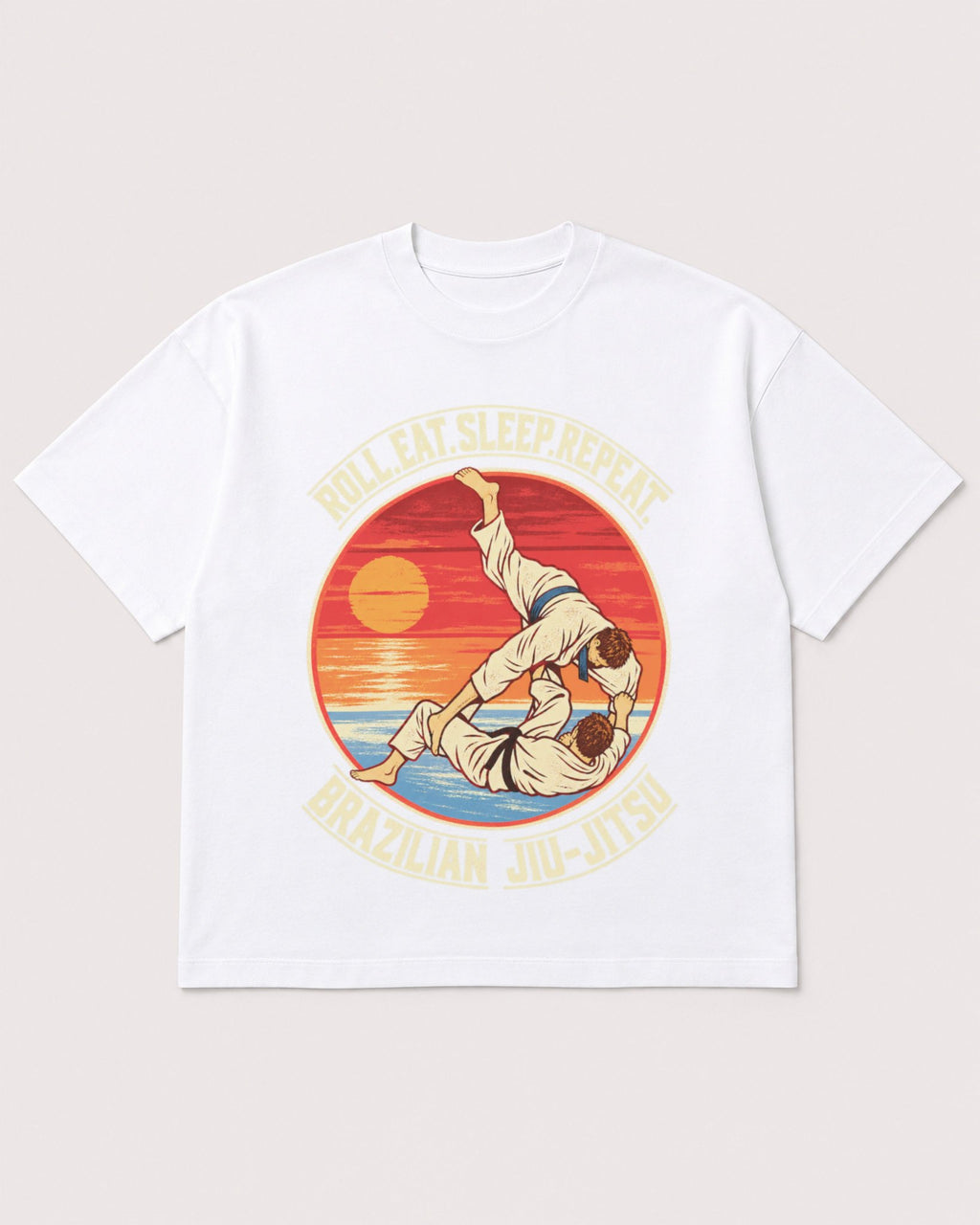 Mockup Boxy Heavyweight Tee White product