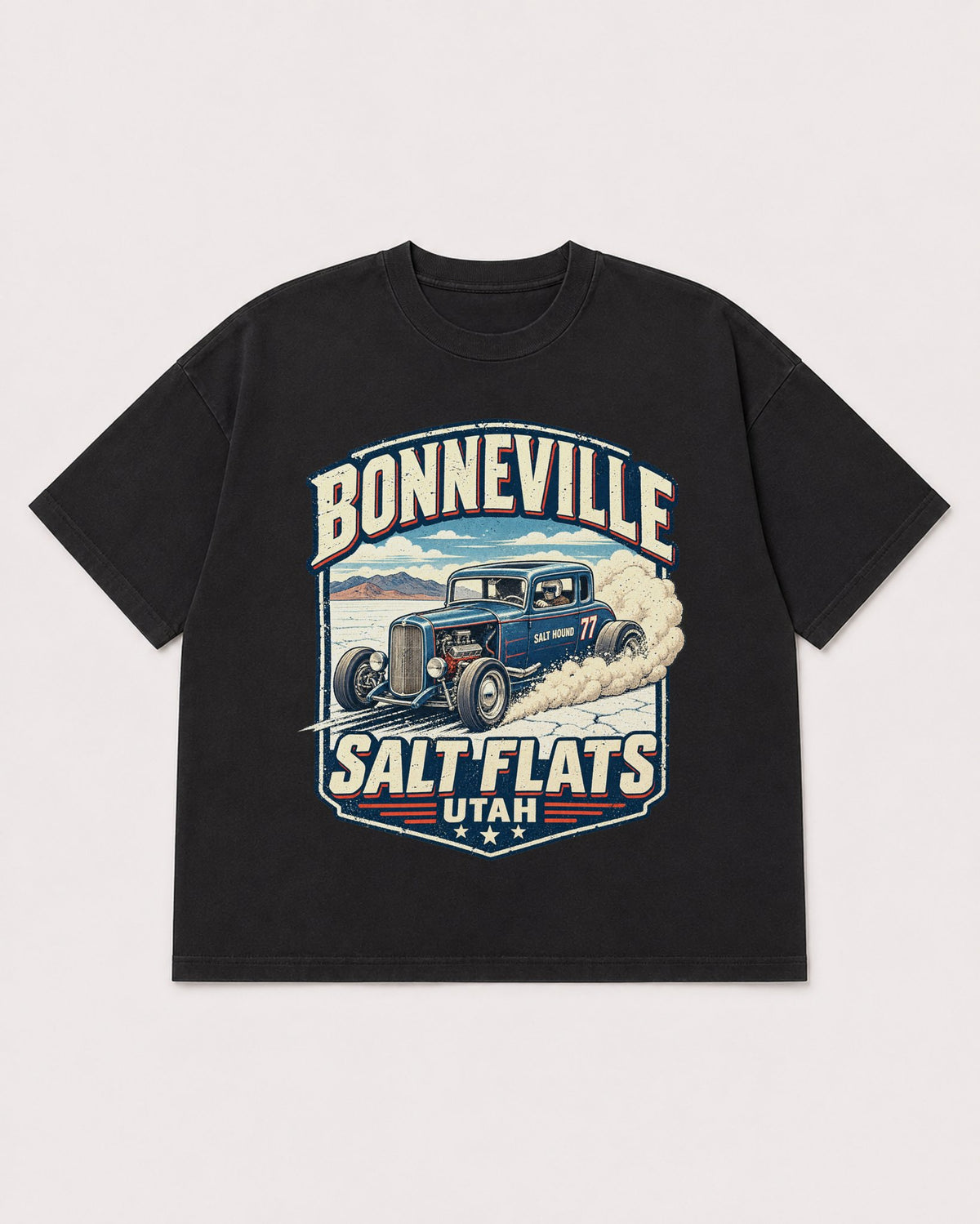 Mockup Boxy Heavyweight Tee Black product