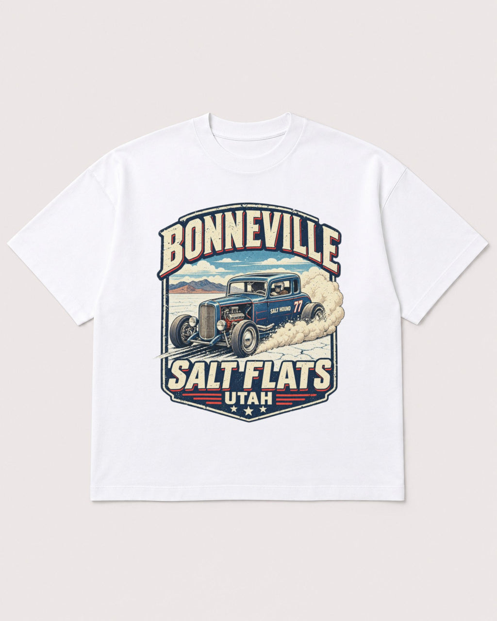 Mockup Boxy Heavyweight Tee White product