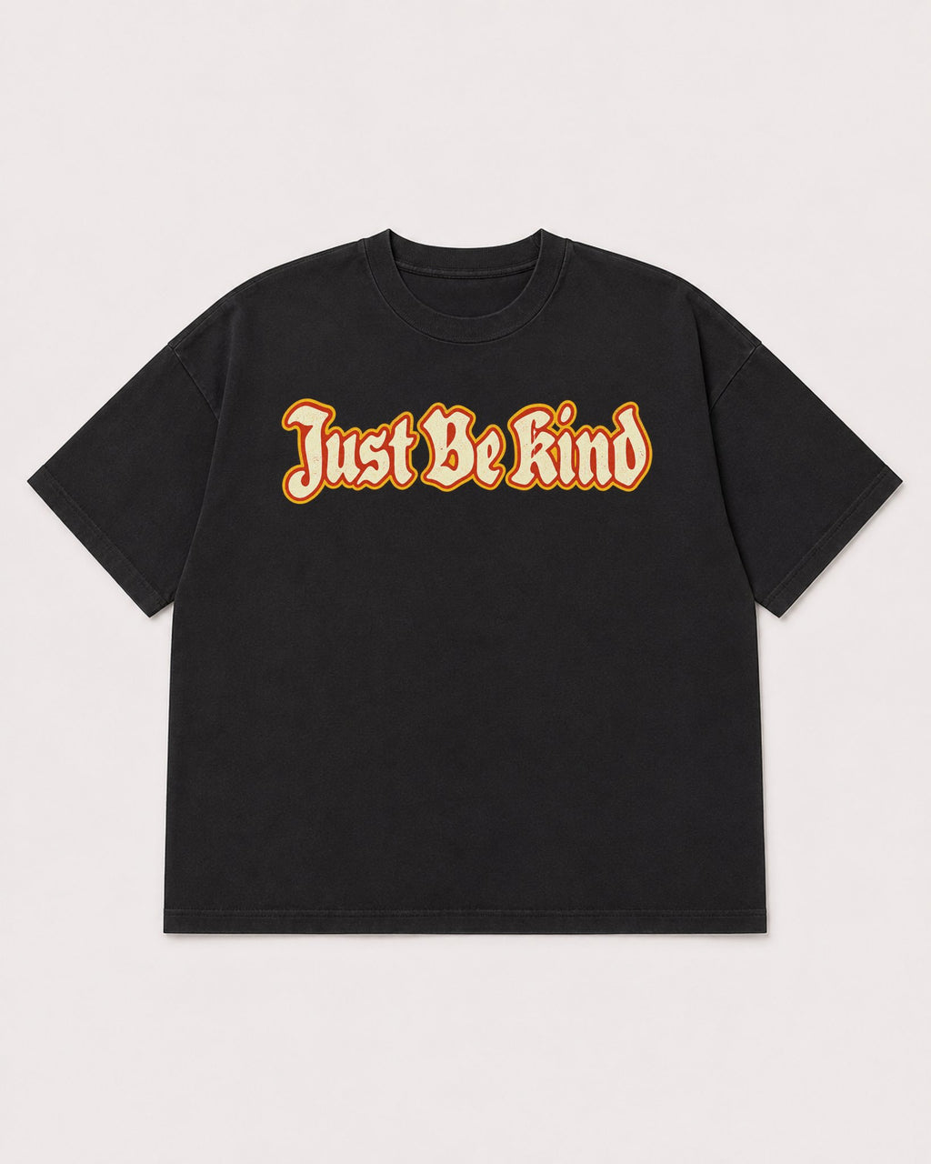 Mockup Boxy Heavyweight Tee Black product