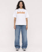 Mockup Boxy Heavyweight Tee White female full-body 30