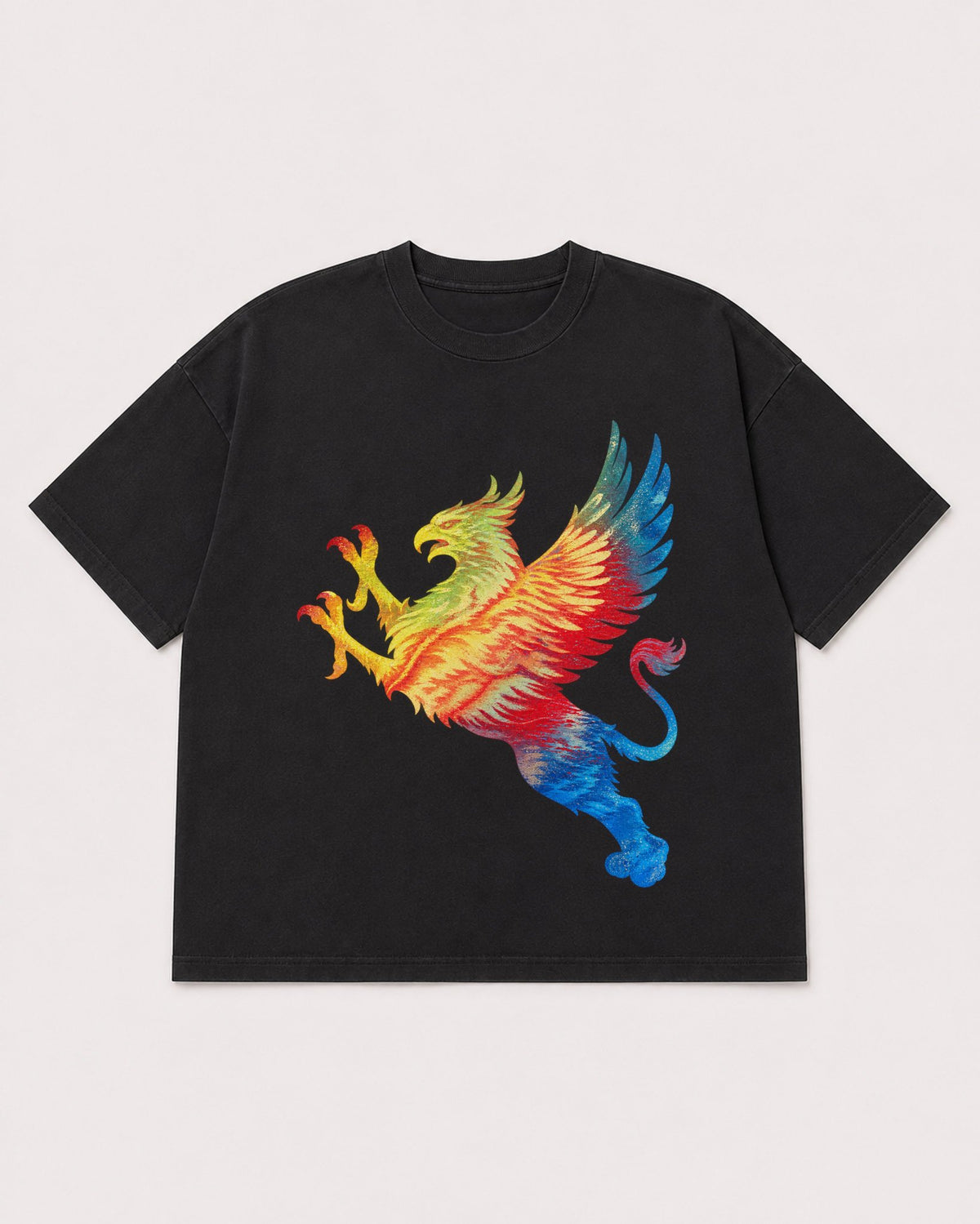 Mockup Boxy Heavyweight Tee Black product