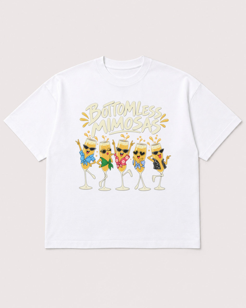 Mockup Boxy Heavyweight Tee White product