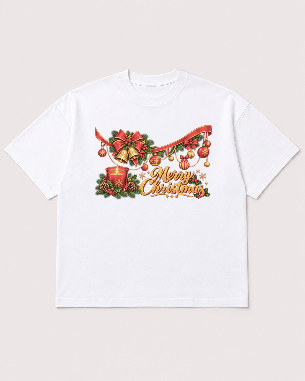 Mockup Boxy Heavyweight Tee White product