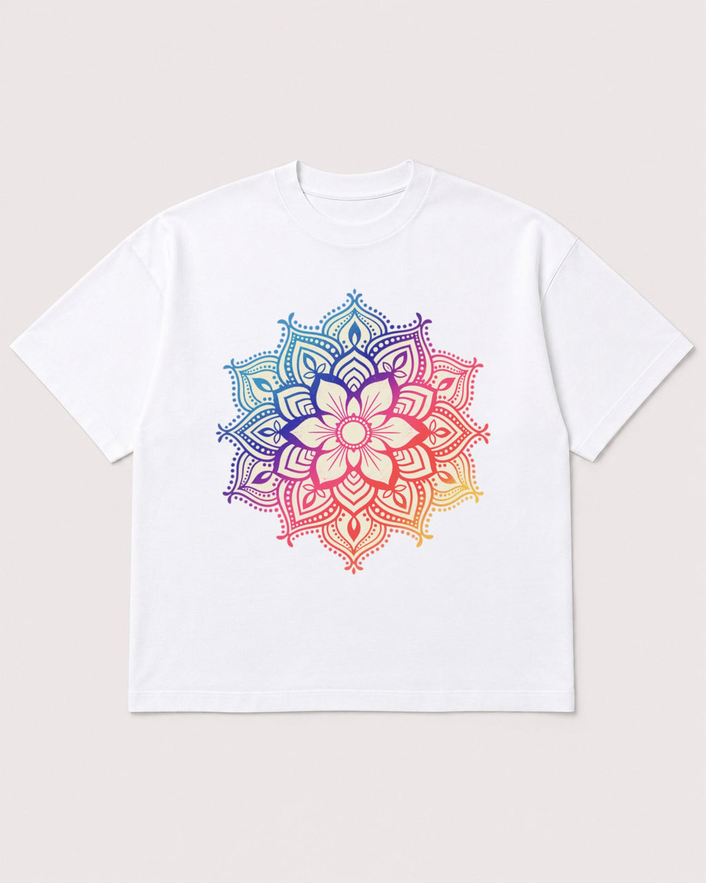 Mockup Boxy Heavyweight Tee White product