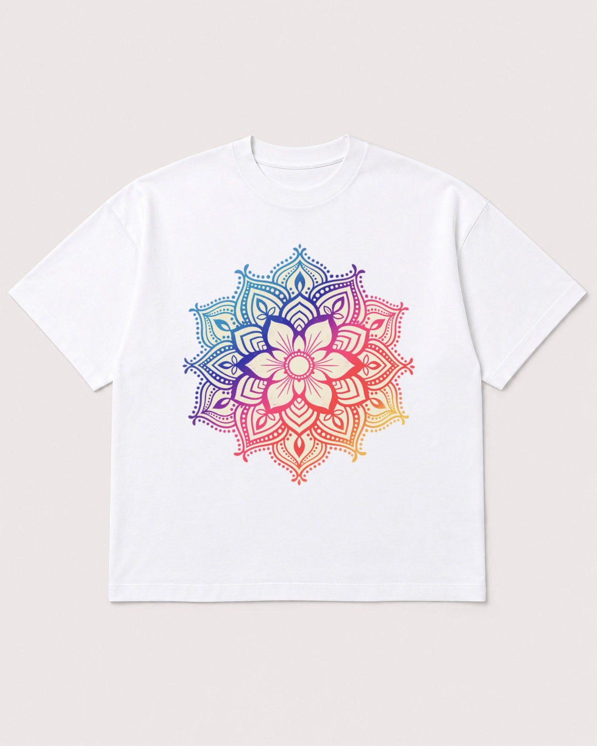 Mockup Boxy Heavyweight Tee White product