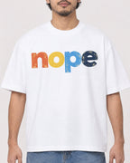 Mockup Boxy Heavyweight Tee White male close-up 02