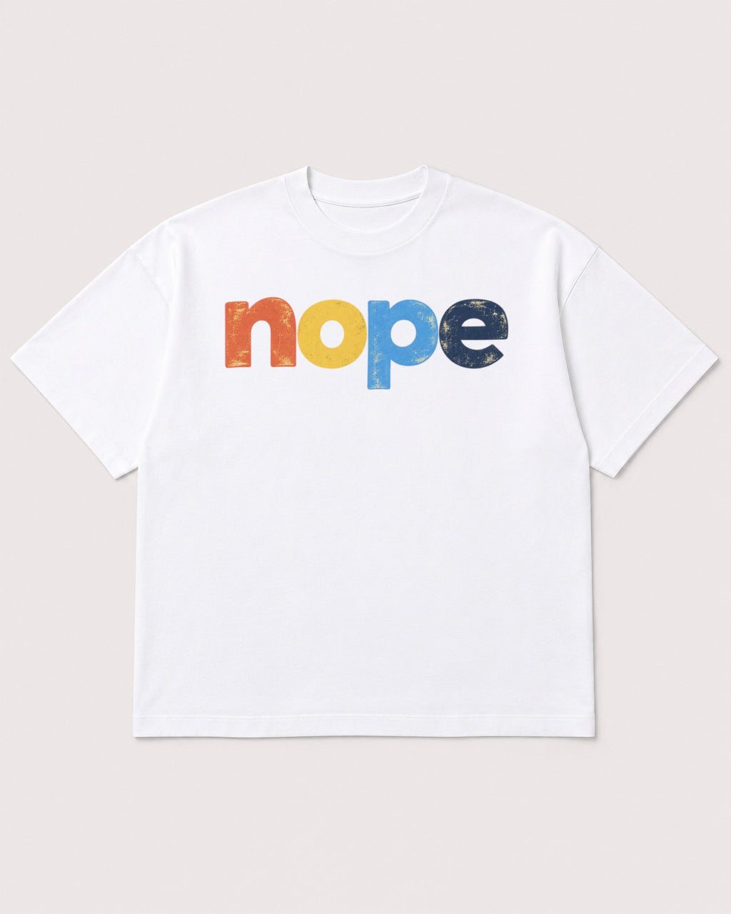 Mockup Boxy Heavyweight Tee White product