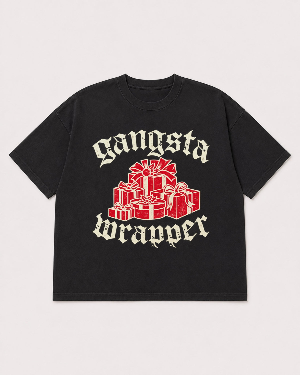 Mockup Boxy Heavyweight Tee Black product